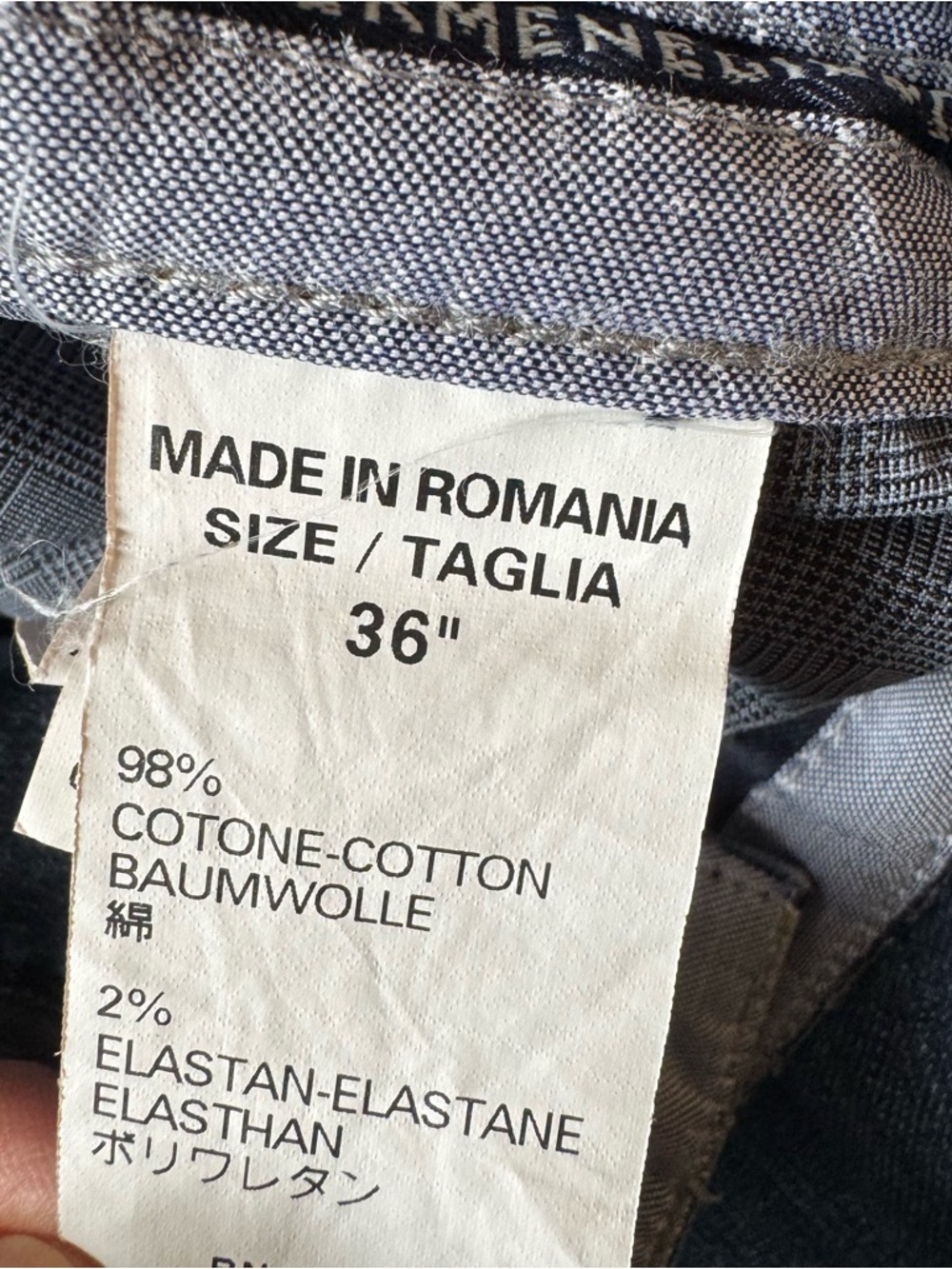 Ermenegildo Zegna Straight Jeans in Medium Blue Wash - Picture 7 of 8